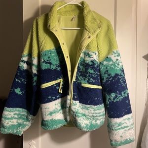 Worn twice Free People Movement Rocky Ridge size L Fleece Jacket